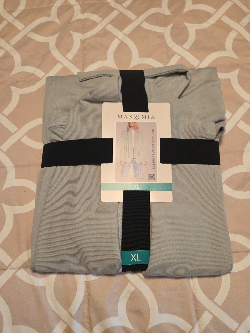 Light Gray Women's Cardigan Sweater - XL (4)